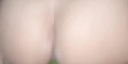 fucking ass with cucumber