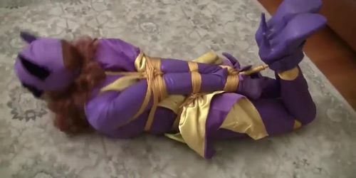 Batgirl Hogtied