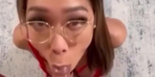 Asian Teen Sucking Stranger Dick