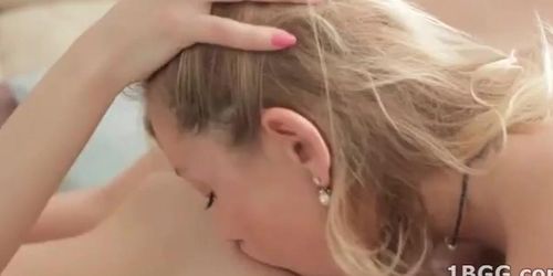 Anal threesome with blonde beauties Dora and Norma (Erect Dick)