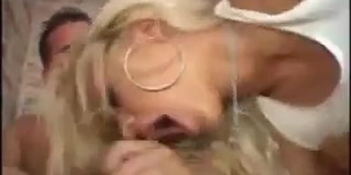 sexy blonde DP
