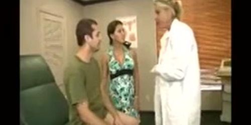 Billy and step mother visit female doctor