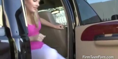 Blonde Teen In Camel Toe Contest