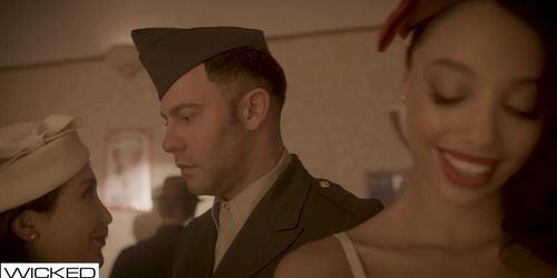 WICKEDOFFICIAL - Enjoy The 1940 s With Jane Wilde   Alexis Tae Getting Fucked (Seth Gamble, Mary Jane Wilde)