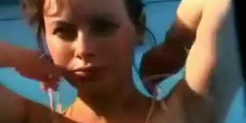 Cute girl spied while changing her bikini