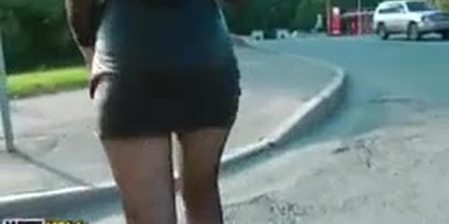 A brunette slut who takes it in the ass!
