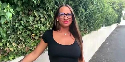 Mila and her glasses come back for sex rough