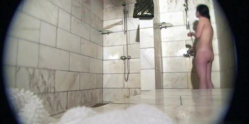 Hot Russian Shower Room Voyeur Video  21