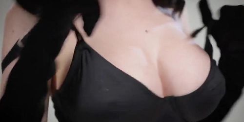 Kristen Lanae Black Bikini Sexy Tease Video