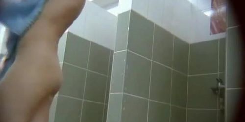 Hidden cameras in public pool showers 783