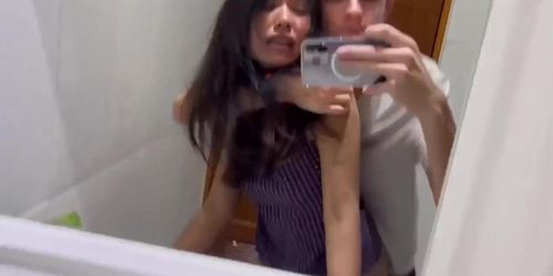 Real Brother Step Sis Home Toilet Sex Mms
