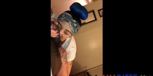 Mixed girl BBC Blowjob POV