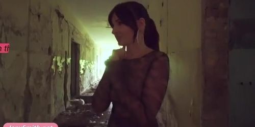 Jeny Smith shows her body in a see through teasing vid