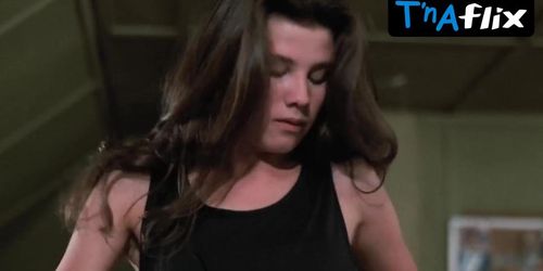 Daphne Zuniga Butt,  Underwear Scene  in The Initiation