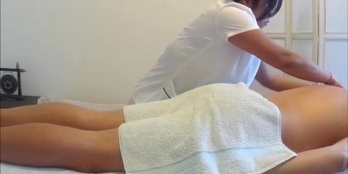 Asian Massage Parlor Action with Real Orgasms