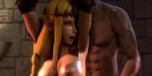 3D Hentai - Elf Teen and milf fucked rough - 3D cartoon