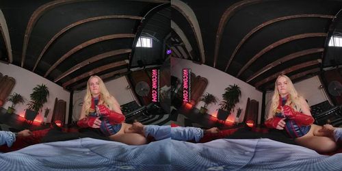 VR Conk captain marvel cosplay parody blonde MiLF VR Porn