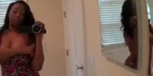 Big black fat ass hottie loves to do naughty stuff for  boyfriend