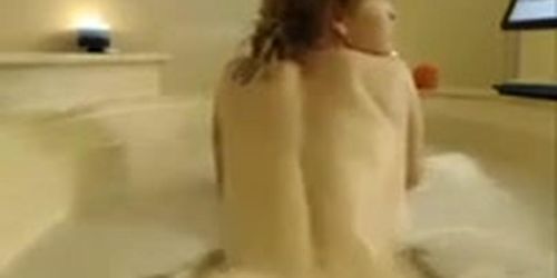 Cute Redhead Bathes And Showers