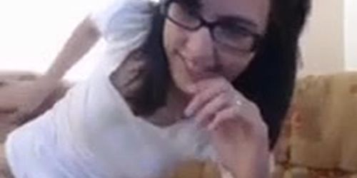 Nerdy Teen Cam Girl Fingering