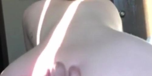 Irish Slut Riding With Anal Plug