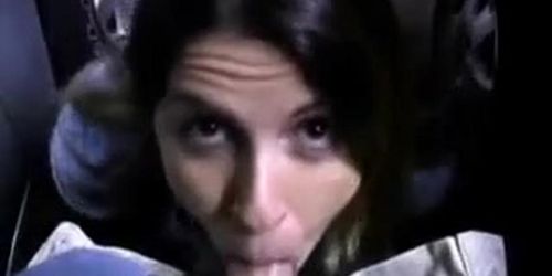 milf blowjob in car park