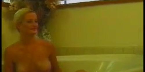 mr. 18 vs blonde in bathroom