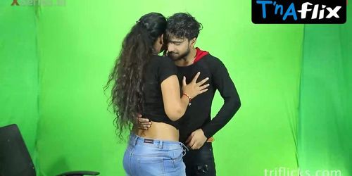 Riddhima Tiwari Butt,  Breasts Scene  in Green Screen