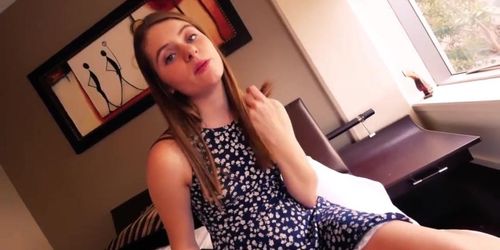 Attractive Alice March Giving Blowjob and Humped POV