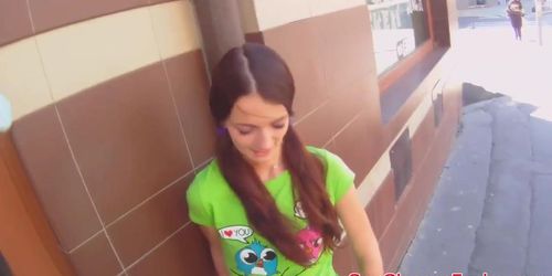 Pulled teen pounded passionately in pov