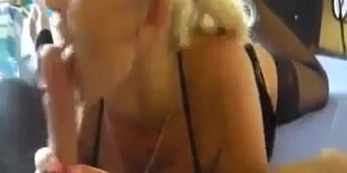 Big Boobs Blonde German Blowjob