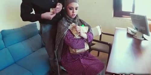 Extraordinary arab woman is enjoying a fat piston throbbing in her wet vagina (That fine)