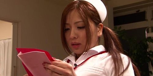 Jap lesbian nurses fuck in the waiting room