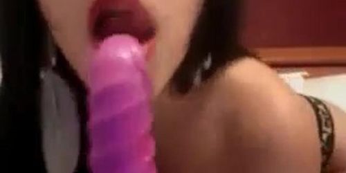 Abella Anderson masturbation on webcam squirt