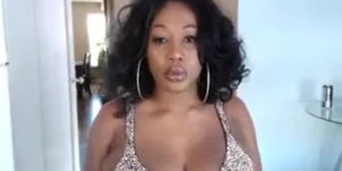 Curvy Black Woman Love To Tease White Guys... (Cherrykuchixx )