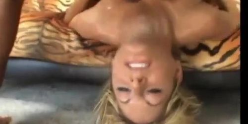 hot blonde courtney blows 4 black cocks (Courtney Simpson)