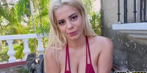 Ramon & Amaranta Hank: Busty Colombian Blonde's Anal Adventure / 15.8.2019 (Alejandra Omaña)