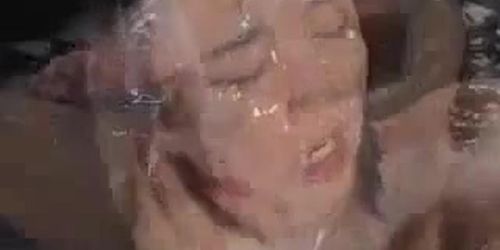 Japanese Girl Covered in Slime