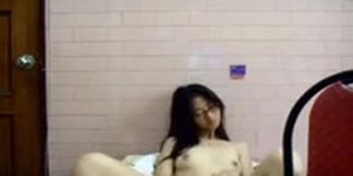 Very Cute Asian Camgirl Strips and Plays Around in her Dorm Room_FXXXB.avi