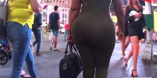 Bubble Butt In Olive Green Spandex Body Suit