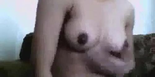 Indian Girl Niharika Exposed Herself Squeezing Her Boobs