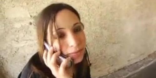 Amber Rayne Eats Ass And Sucks Dick While Talking To Mom On Phone (Amber Rain)