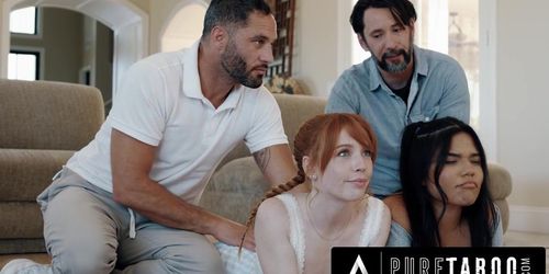 PURE TABOO Unhappily Married DILFs Grow Strong Desire For Stepdaughters Madi Collins & Summer Col (Tommy Pistol, Damon Dice)
