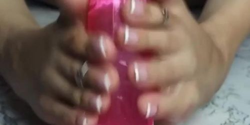 Asian goddess fj JOI dildo