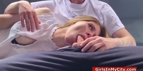 Why Did Stepson Do It With His Own Stepmother's Mouth (Blondie Anderson, amateur )