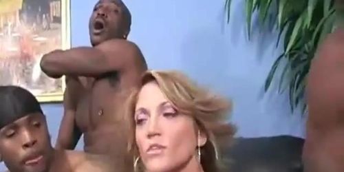 White Whore Fucks Big Black Guys