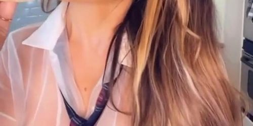 Juli Annee Slutty School Girl Striptease Video Leaked