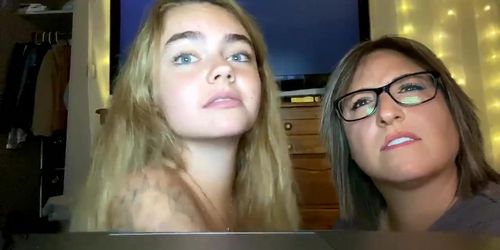 Mom Daughter Play Together