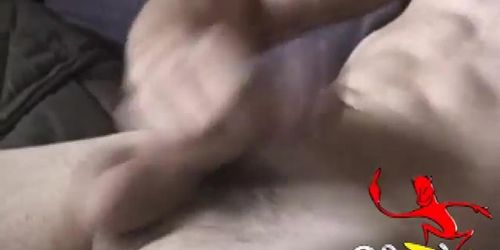 Amateur Kenny Jerking Off (white socks)