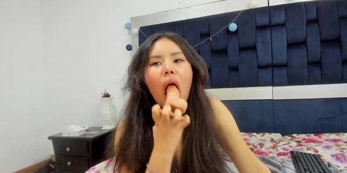 deepthroat + saliva alice_love012 chaturbate com